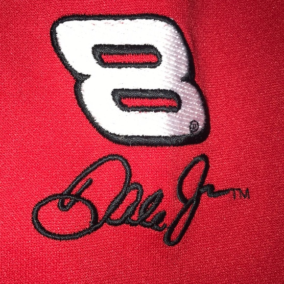 Dale Jr 8 Budweiser Red Button Up Jersey Winner M - Picture 16 of 16